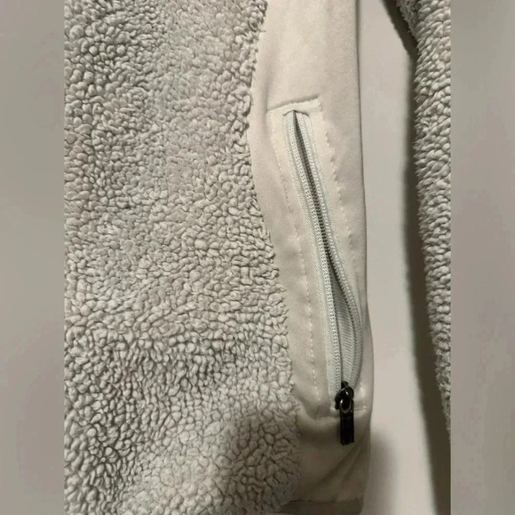 Columbia cream Fast Beauty Fleece Women's Full Zip Jacket size S - Picture 2 of 9